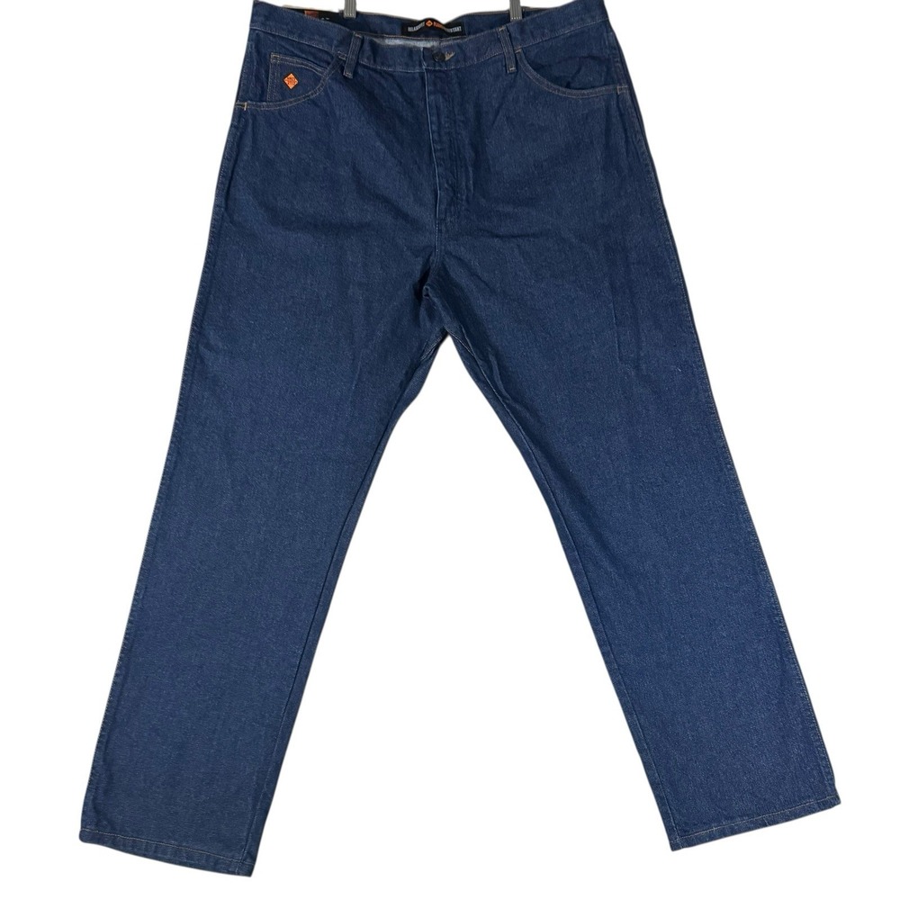 Wrangler FR Relaxed Fit Flame Resistant‎ Jeans 40x32 HRC2 2112 NWT FR31MWZ Blue